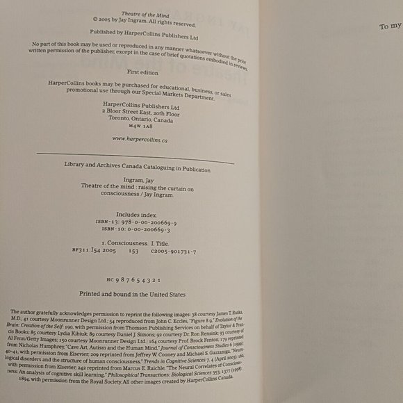 Theatre of the Mind: Raising the Curtain on Consciousness by Jay Ingram - Picture 10 of 16